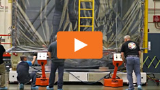 Powerdrives bewegen Teleskop