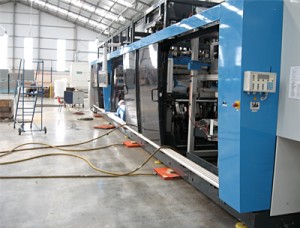 Ireland Holfeld Plastics Thermoforming machine rigging