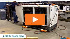 Eine Person bewegt 2,000 lbs