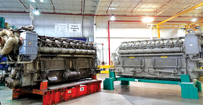 Locomotive Engine Remanufacturing with AeroGo Air Cushion Vehicle