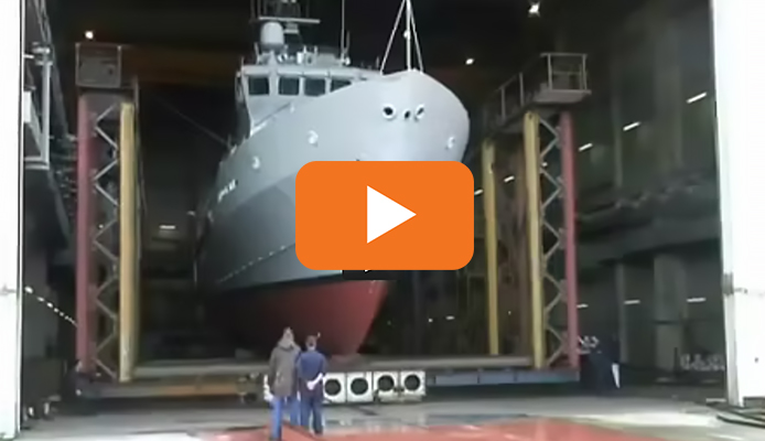 Moving a 200 ton ship